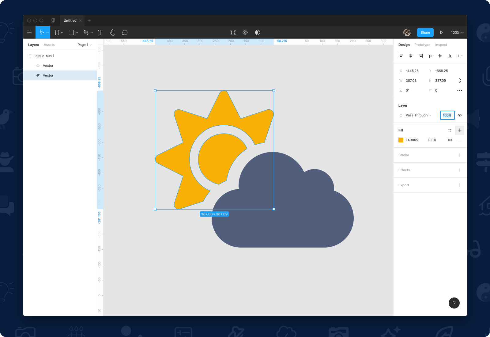 Setting opacity of a duotone layer to 100% in Figma