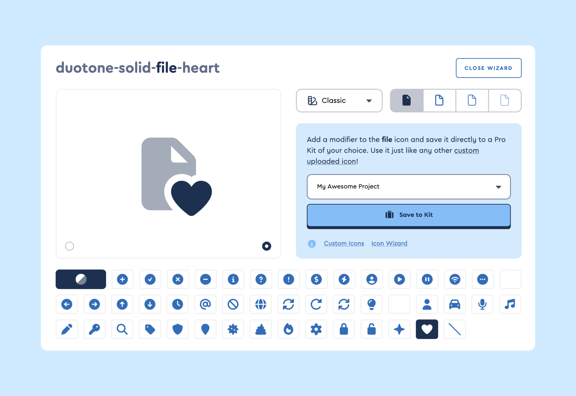 Choose a Kit and Save.
