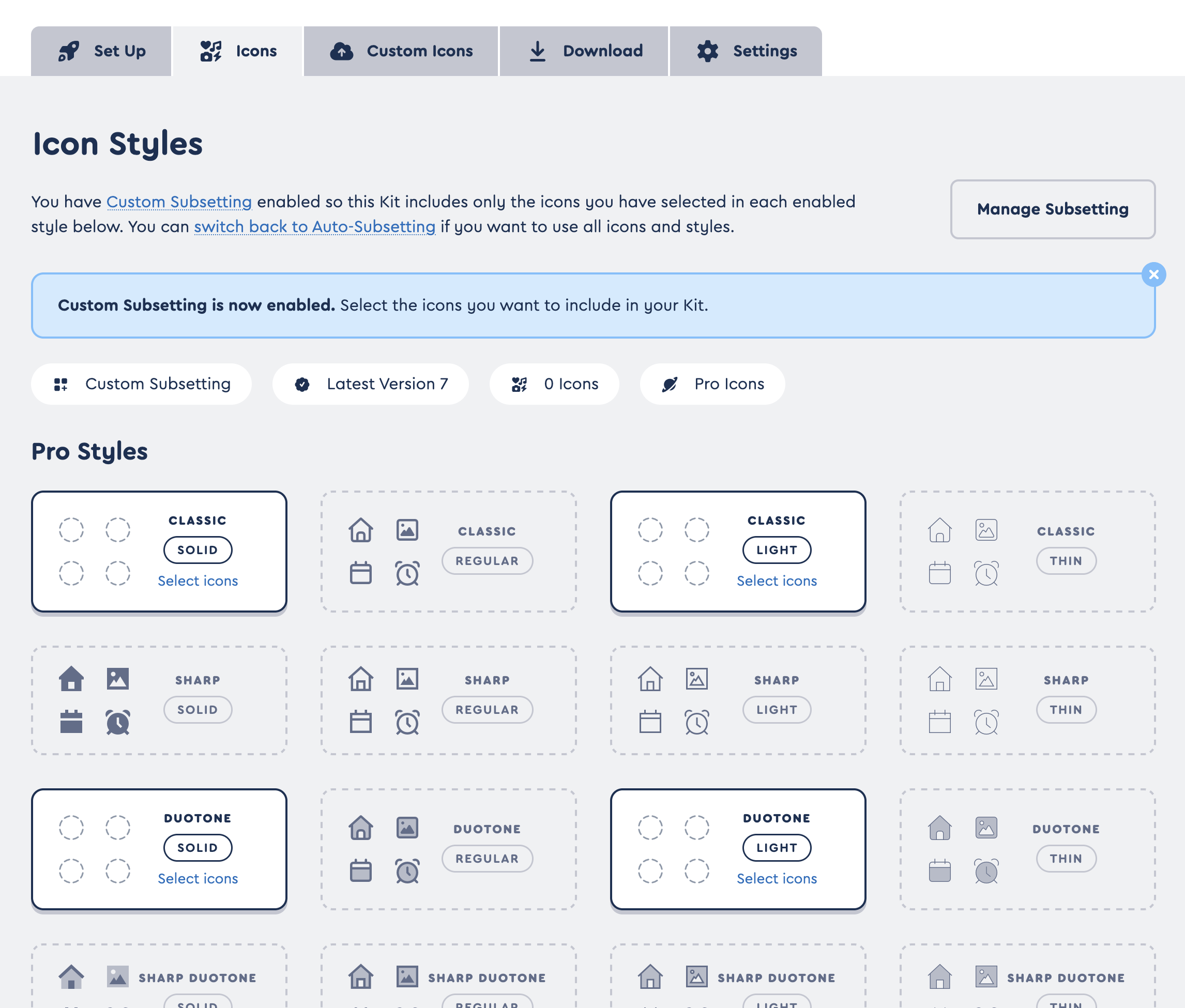 A Kit Ready to Subset
